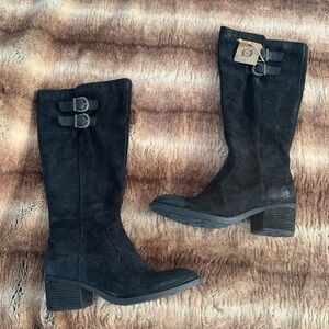 Born Basil Distressed Boot Black